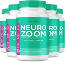 (5 Pack) Neuro Zoom Supplement, Neuro Zoom Organic Memory Supporting Formula, Neuro Zoom to Reduce The Negative Effects of Brain Fog, Neuro Zoom Used to Boost Memory, NeuroZoom Reviews (300 Capsules)