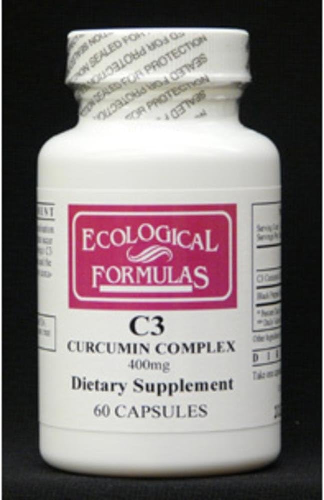 Ecological Formulas, C3 Curcumin Complex 400 mg 60 Capsules