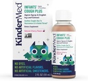 KinderMed Infants' Daytime Cough Plus, Organic Agave Syrup and English Ivy Leaf Extract, No Dyes, No Artificial Flavors or Sweeteners, Non-GMO, for Babies 2 Months+, Natural Cherry Flavor (2 Fl Oz)