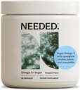 Needed. Prenatal Omega-3 - High Potency Dose of Sustainably Sourced Fish Oil, Bergamot Flavor, 1000mg DHA, 1000mg EPA, Encased in a Gelatin-Free, Plant-Based Softgel Shell, 30-Day Supply