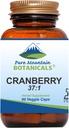 Pure Mountain Botanicals Cranberry Pills Kosher Vegan Capsules with 400mg Cranberry Concentrate Extract Supplement
