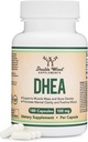 DHEA 100mg | 180 Capsules | Max Strength 6 Month Supply | Third Party Tested | Hormone Balance & Healthy Aging by Double Wood