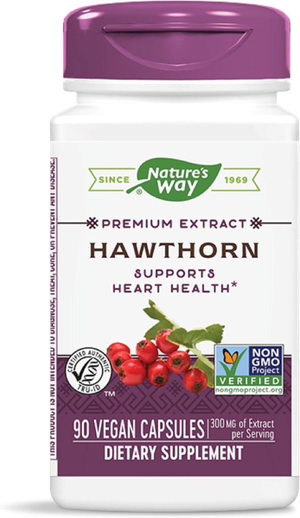 Hawthorn Standardized Extract - 90 - Capsule