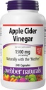 Webber Naturals Apple Cider Vinegar Capsules with The Mother, 1500 mg per Serving, High Potency, 240 Capsules, Natural Digestion Support, Sugar, Dairy & Gluten Free