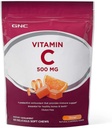 GNC Vitamin C Soft Chews 500mg, Orange, 60 Chews, Supports Natural Resistance