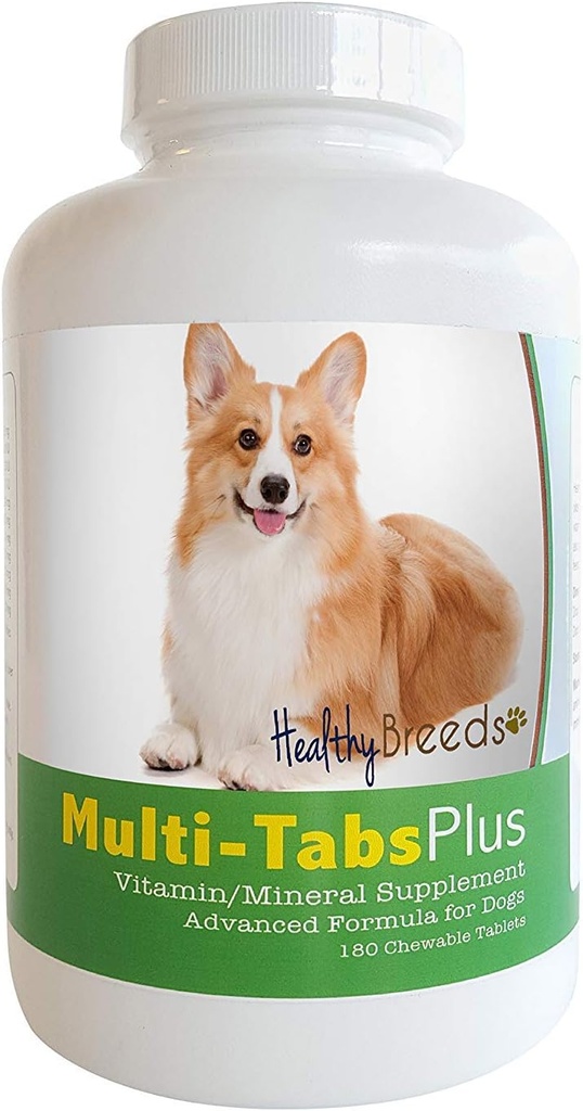 Healthy Breeds Pembroke Welsh Corgi Multi-Tabs Plus Chewable Tablets 180 Count
