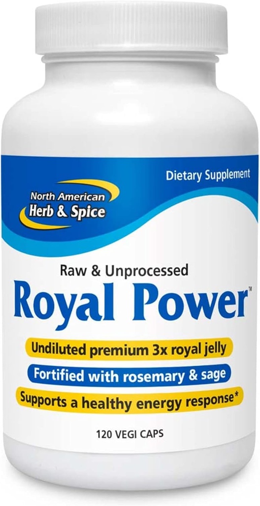 North American Herb and Spice, Royal Power Vegi-Caps, 120-Count