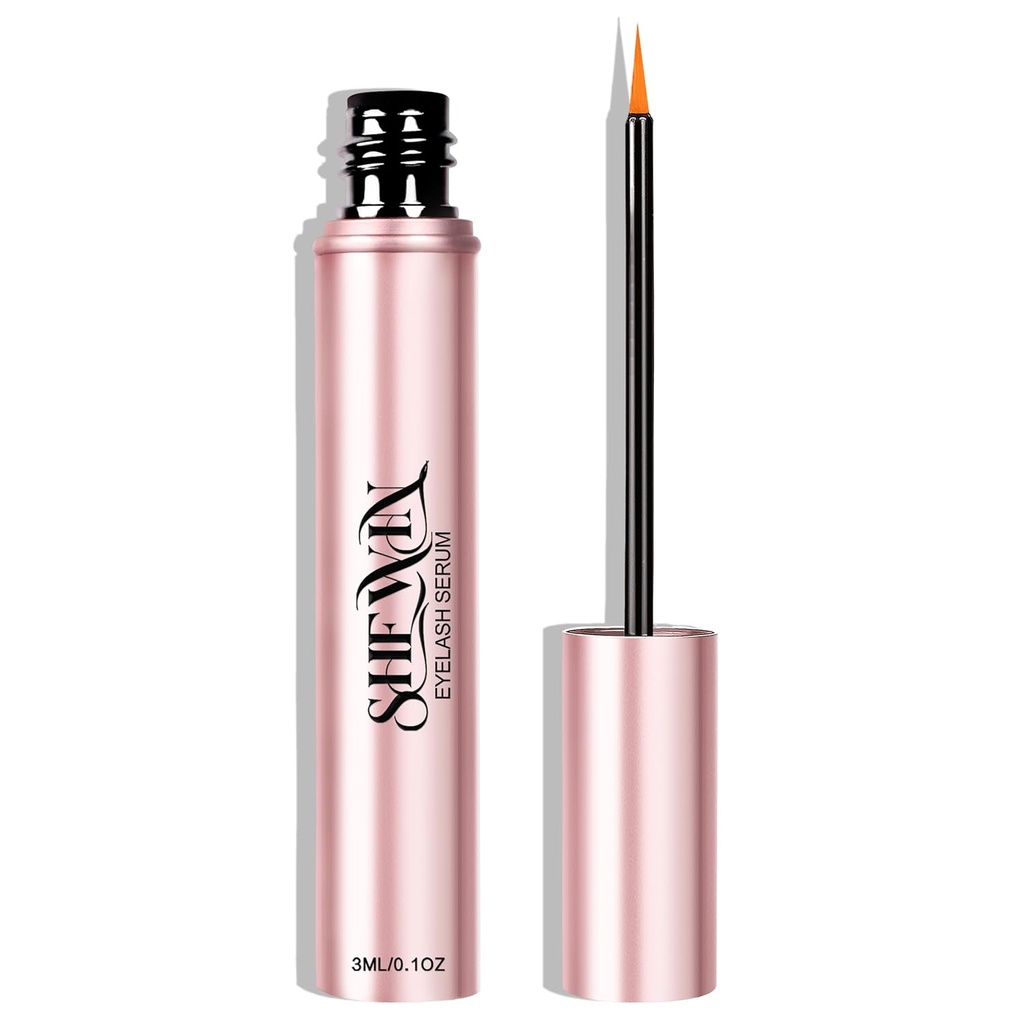 Rapid Eyelash Growth Serum Biotin - Eyebrows Enhancing Vitamins, Peptides, Amino Acids Lash for Thicker, Longer Eyelashes Eyebrows (Irritation-Free Formulated, 3ML)