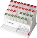 Medcenter Monthly Pill Box Organizer, 4 Times a Day, Large 31 Daily Pill Cases with Compartments for Vitamins, Supplements, Medication, 31 Day Pill Organizer