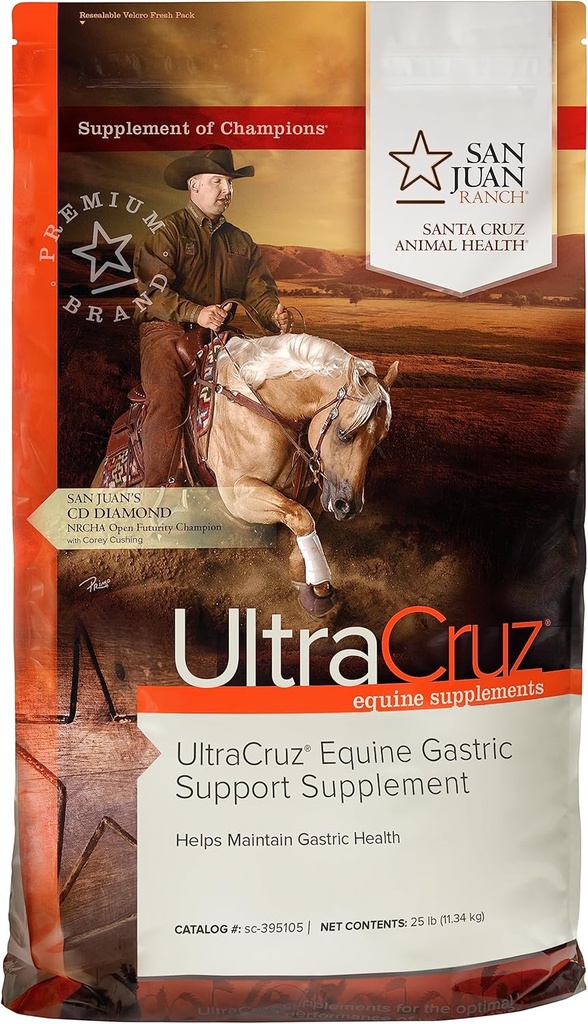 UltraCruz® Equine Gastric Support Supplement for Horses, 25 lb