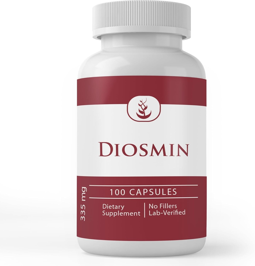 Pure Original Ingredients Diosmin (100 Capsules) Always Pure, No Additives Or Fillers, Lab Verified