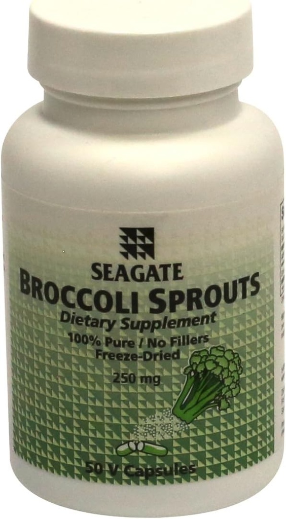 Seagate Products Broccoli Sprouts 250 mg 50 Capsules