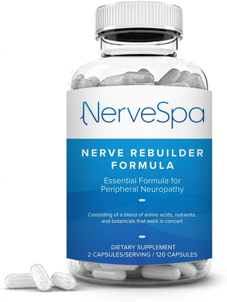 M PAIN MANAGEMENT TECHNOLOGIES Nerve Support Supplement - Nitric Oxide/L-Arginine - Feet Hand Legs Toe Maximum Strength Nerve Support Formula 120 Caps