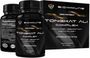 Longjack Tongkat Ali Extract Capsules 200x Strength | Equal to 200,000 mg | Muscle Mass Strength, Drive, Performance