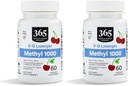 Whole Foods Market, Methyl B-12 Lozenges 1000mcg, Cherry Flavor, 60 ct (Pack of 2)