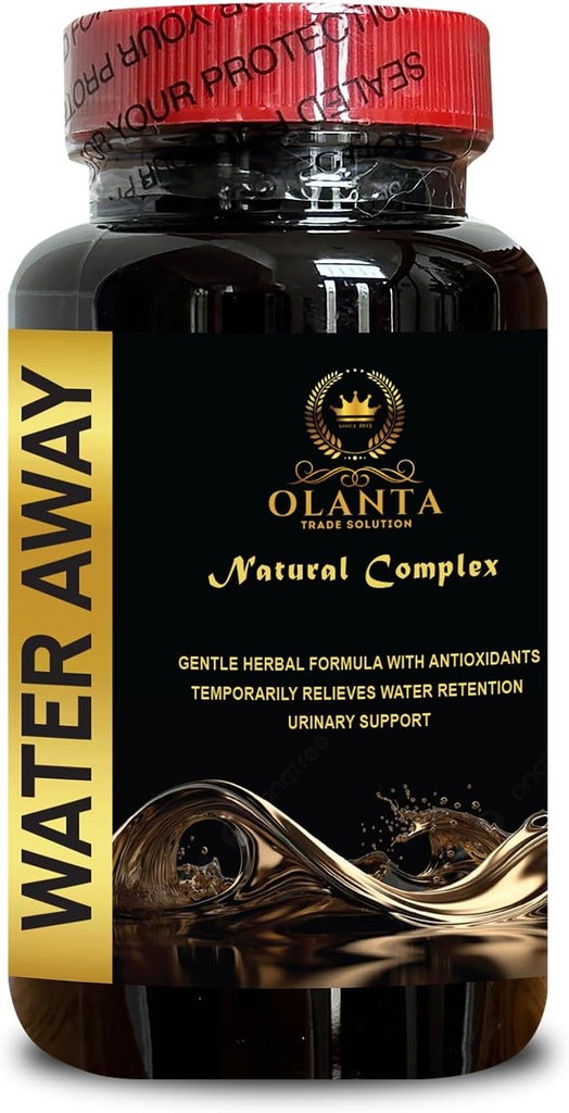 WATER AWAY - diuretic pills for water retention, water supplement, water diet pills, herbal diuretics for water retention, water pills vitamins - 1 Bottle