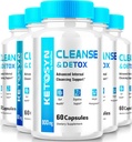 (5 Pack) Ketosyn Cleanse & Detox Capsules, Ketosyn Pills for Advanced Weight Loss, Maximum Strength Keto Blend Support Supplement, Keto Syn Internal Cleansing Pastillas Reviews (300 Capsules)