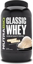 NutraBio Classic Whey Protein Powder- 25G of Protein Per Scoop - Full-Spectrum Amino Acid Profile - No Fillers, Artificial Colors, Preservatives - Low Glycemic Index - Creamy Vanilla, 2 Pounds