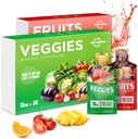 Fruit and Veggies Supplement - 60 Pouches Superfoods & Super Greens for Adults & Kids