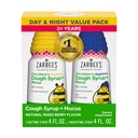 Zarbee's Children’s Honey Cough Syrup + Mucus Day & Night Value Pack, Daytime & Nighttime Toddler Cough Syrup, Dark Honey, Ivy Leaf Extract, Chamomile, Mixed Berry Flavor, 2X 4 Fl Oz