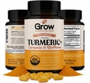 Grow Vitamin Curcumin+ Ultra: Organic High-Potency Blend | Maximum Strength Turmeric Formula with 95% Curcuminoids | USDA Certified | 30-Day Supply