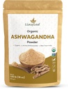 LuxuyLeafOrganic Ashwagandha Root Powder, Non-GMO & Vegan-Friendly (Ashwagandha Powder)