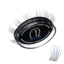 Lashify Curl 12mm Gossamer Eyelash Extensions Refill in Ombre Blue, Easy DIY False Lashes for a Natural Look