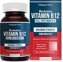 BioActive Vitamin B12 - 5000 mcg, Contains 3 BioActive Forms B12 Plus Methylfolate Cofactor - Methyl B12, Adenosyl B12 & Hydroxy B12 | Supports Energy, Metabolism & Mood | Vegan, Non-GMO (60 Servings)