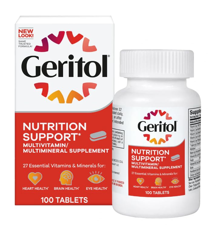 Geritol Multivitamin Nutritional Support - 100 Tablets by Geritol