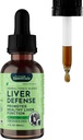 Animal Essentials Liver Defense for Dogs & Cats - Liver Support, Milk Thistle, Dandelion, Liquid Supplement, Detox Blend, Liver Cleanser - 2 Fl Oz