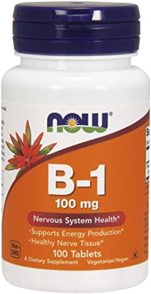 NOW FOODS Now B1 100MG, 100 Count