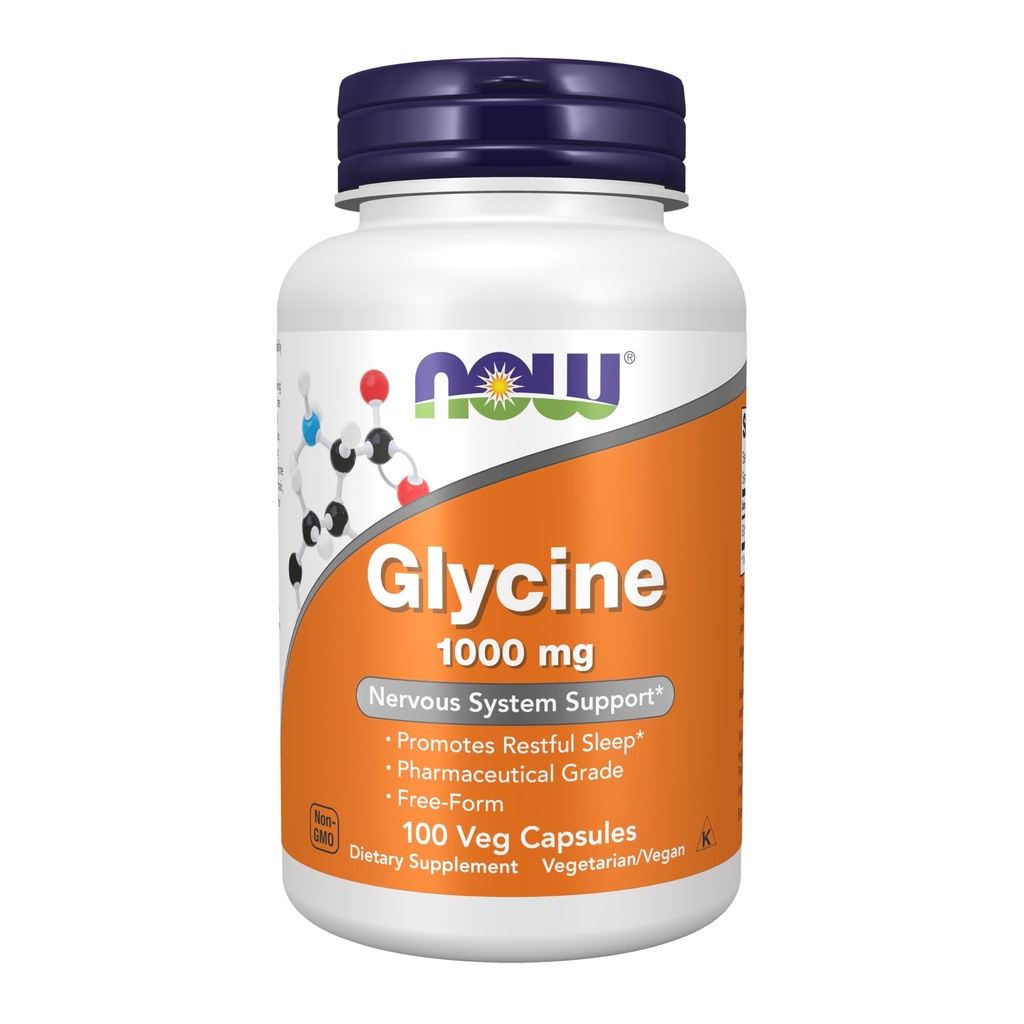 Now Foods, Glycine, 1000 mg, 100 Veg Capsules