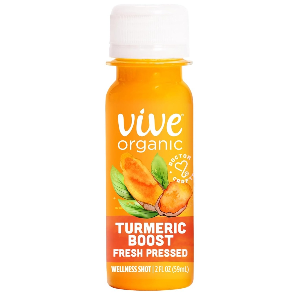 Vive Organic Pure Boost Turmeric Shot (2oz Bottle)