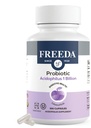 FREEDA Acidophilus Probiotic 1 Billion CFU – Lactobacillus Acidophilus for Women & Men – Gut Health & Digestive Support – Vegan, Kosher, Non-GMO – Shelf-Stable Supplement (100 Capsules)