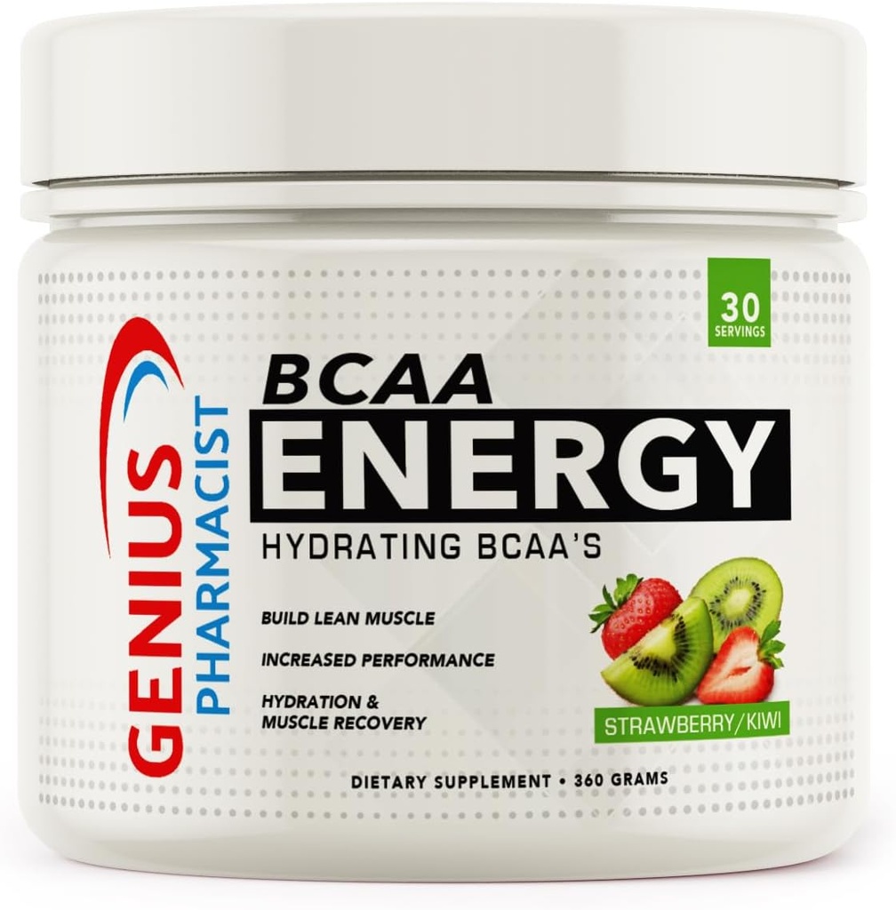 BCAA Energy Hydrating BCAA's Strawberry/Kiwi - 30 Servings
