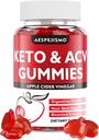 Keto ACV Gummies - Apple Cider Vinegar Gummies with B12 for Energy & Wellness, 1500mg, Supports Ketosis, for Women & Men, Vegan, Gluten-Free, 60 Gummies