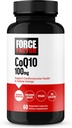 FORCE FACTOR CoQ10 100mg, Coenzyme Q10 Heart Health Supplement with Enhanced Absorption, Premium Grade Coq 10, Vegan, Dairy Free, Gluten Free, and Non-GMO, 60 Vegetable Capsules