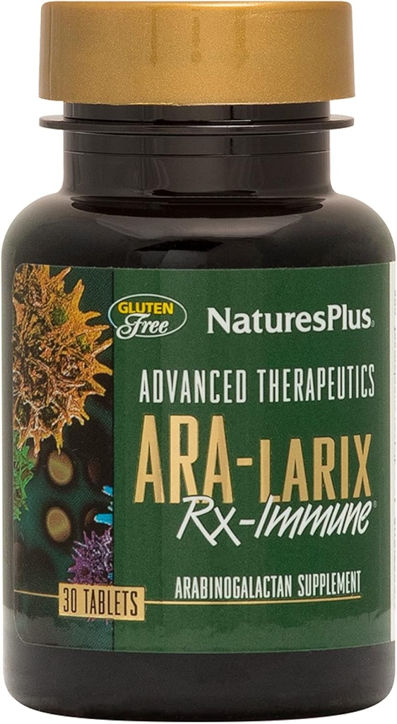 NaturesPlus Advanced Therapeutics Ara-6 Rx Immune Health - 30 Tablets - Hypoallergenic, Gluten-Free, Vegetarian - 30 Servings