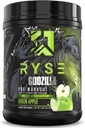 RYSE Godzilla X Noel Deyzel Pre Workout Powder - Green Apple - 400mg Caffeine, High Stim Pre-Workout for Men & Women with Citrulline & Beta Alanine - Energy, Pump & Focus - 20/40 Servings