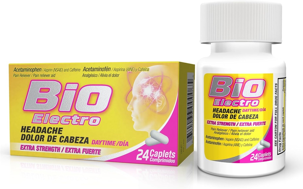 Extra Strength Pain & Headache Relief Tablets, 24 Count