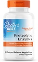 Doctor's Best Proteolytic Enzymes, Broad Spectrum Proteolytic Enzyme Formulation, Non-GMO, Vegetarian 90 Delayed Release Veggie Caps