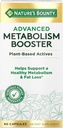 Nature's Bounty Advanced Metabolism Booster, Helps Support Healthy Metabolism & Fat Loss, 60 Capsules