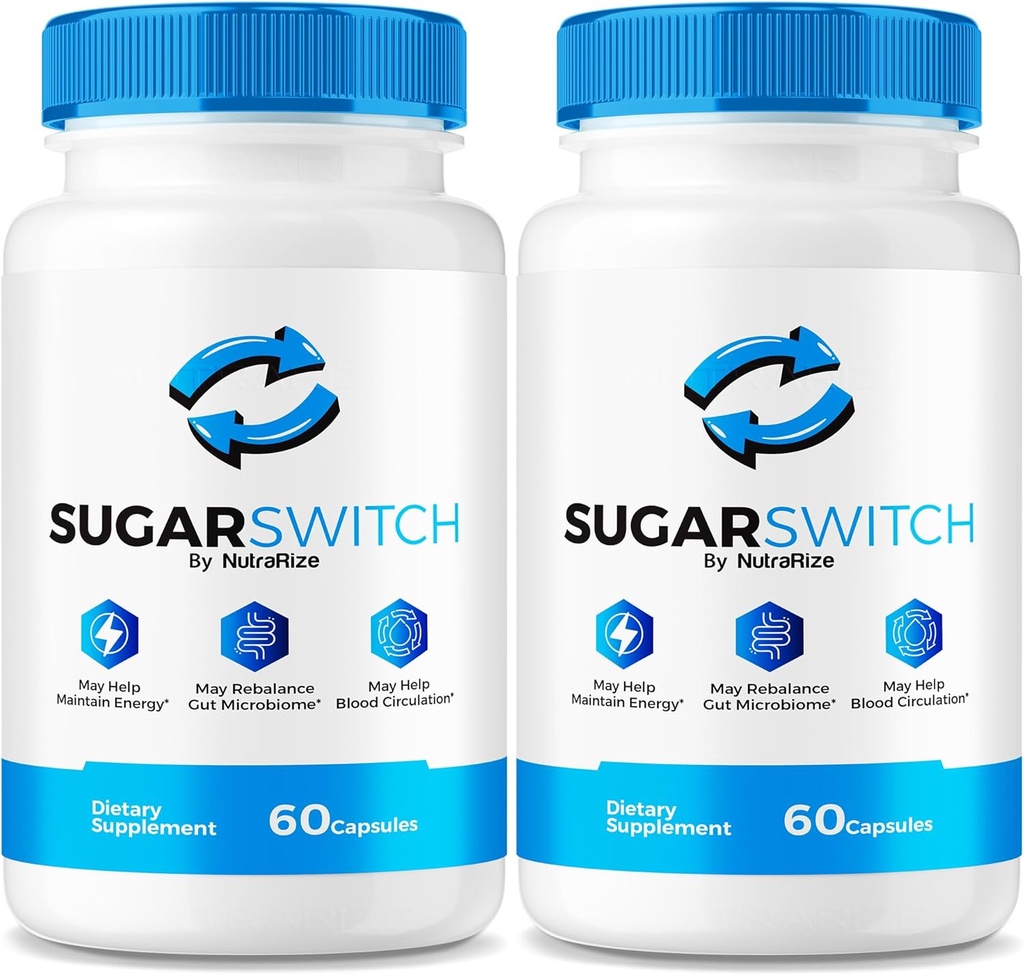 NutraRize (2 Pack) Sugar Switch Pills, Official SugarSwitch Capsules, All-Natural Blood Formula for Healthy Levels, Sugar Switch 24 Supplement, SugarSwitch 2 Pectin Reviews (120 Capsules)