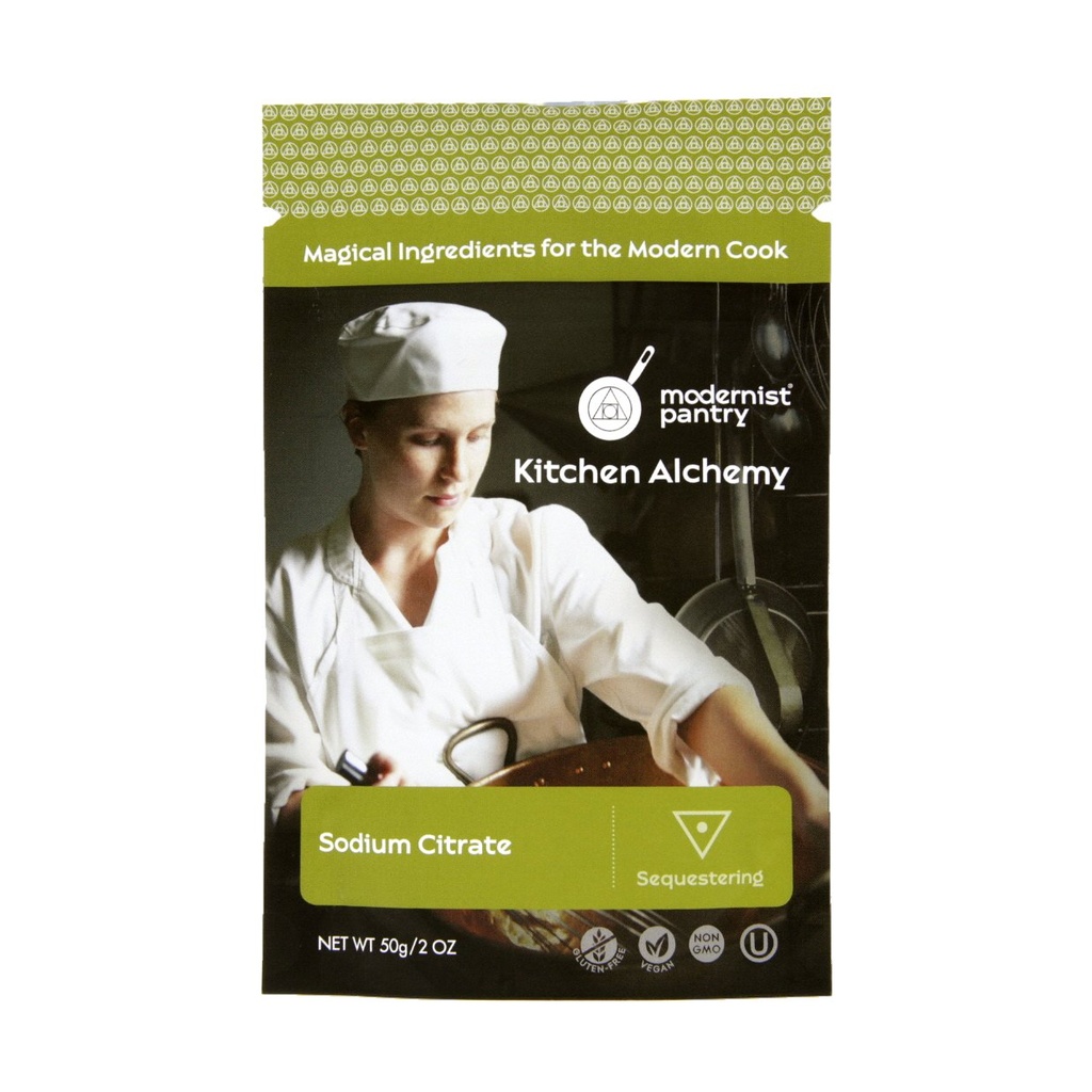 Pure Sodium Citrate ⊘ Non-GMO Gluten-Free Vegan OU Kosher Certified (Molecular Gastronomy) - 50g/2oz