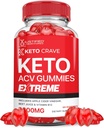 Justified Laboratories Keto Crave Keto ACV Gummies Extreme 2000MG Keto Crave Keto Gummies Advanced Formula Apple Cider Vinegar with Pomegranate Beet Juice Powder B12 Vegan Non GMO 60 Gummys