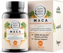Organic Maca Root Capsules 1200 mg – Libido Booster for Women Fast Acting & Potent | Aphrodisiac Supplement | Energy Pills from Peru | Includes Black Pepper for High Absorption | Vegan, 120 Ct