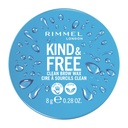 Rimmel London Kind & Free, Clear, Brow Wax, Easy to Apply, Long-Lasting Hold, No Flaking, No Residue, Lifted Brows, 0.28oz