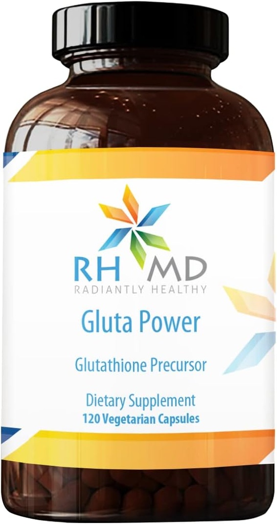RHMD Gluta Power Glutathione Precursor Dietary Supplement 120 Vegetarian Capsules