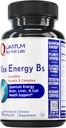 Quantum Nutrition Labs Max Energy Bs - Vitamin B Complex, Methylated B Complex Vitamins with Vitamin B1, B6, B12, Thiamin, Folate and Biotin - 60 Vegetarian Capsules