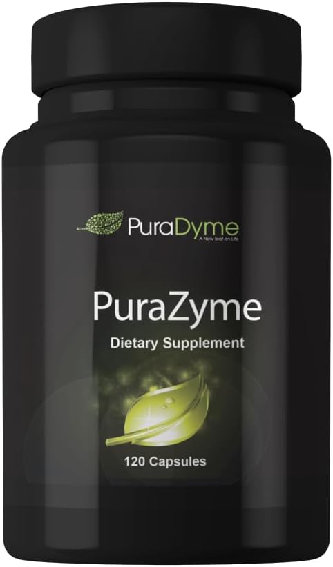 PuraDyme PuraZyme Blend of Digestive Enzymes by Lou Corona 120 Capsules